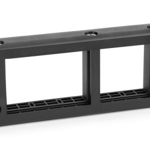 Cable entry system, Frame, 61x143.5x21.00mm, 10 holes, ?33 - 3mm, black, 10pcs.