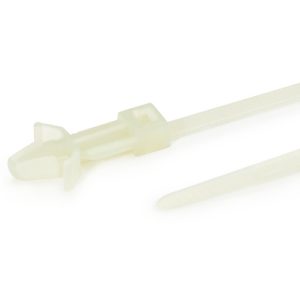 Fixing tie for hole (round), inside serrated, ⌀1.6-25.0mm, natural, 1000pcs.