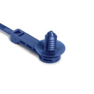 Fixing tie for hole (round), ⌀2.0-50.0mm, blue, 500pcs.