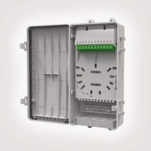 MDU S2 with 24 LC SX APC Adaptors and 3 x 1:8 Splitters
