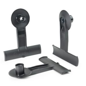 Bundling clip for stud, L=60.0mm, SO=57.0mm, black, 500pcs.