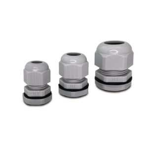 Cable gland for ?15.2 mm, Dmax=8.0mm, grey, 25pcs.