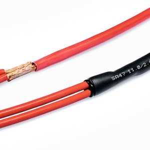 Heat shrinkable tubing 4:1 (11/2,4 mm), adhesive lined, oil resistance, transparent, 1,2 m