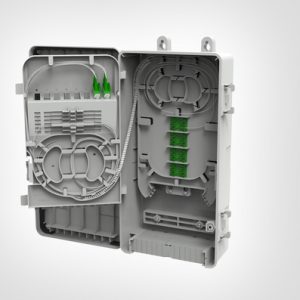 MDU S2 XL with 2 x LC QD APC Adaptors and 1 x 1:8 Splitter