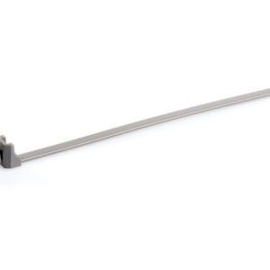 Fixing tie for hole (round), outside serrated, ?1.0-32.0mm, grey, 500pcs.