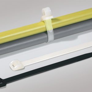 Releasable cable tie, 230x7.6mm, ?16.0-52.0mm, 535N, black, 100pcs.