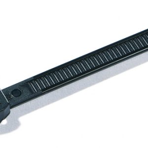 Cable tie outside serrated, 203.2x4.6mm, ?1.6-50.0mm, black, 1000pcs.