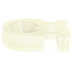 Cable tie mount for screw fixation, Wmax=2.6mm, ⌀2.9 mm, M3 Screw, natural, 100pcs.