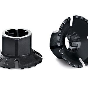 Cable tie mount for screw fixation, ?5.0 mm, black, 2000pcs.