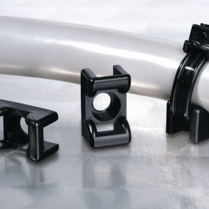 Cable tie mount for screw fixation, Wmax=3.8mm, ?3.2 mm, M3 Screw, natural, 100pc.