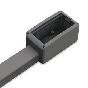 Wiring duct raceway system in self-extinguishing ABS