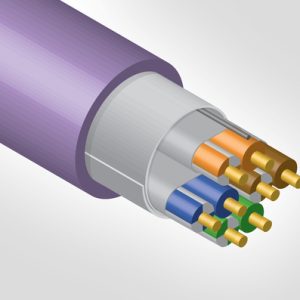 Category 6A F/FTP Shielded Bulk Cable - Cca
