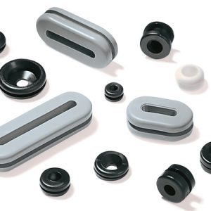 Cable grommet, ?11.0 mm, black, 1000pcs.