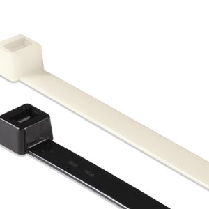 Cable tie inside serrated, 270x4.6mm, ?5.0-73.0mm, red, 100pcs.