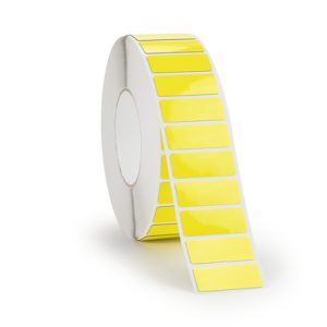 Label, yellow, thermal transfer print, 15x45mm, 1000pcs.