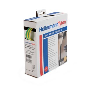 Heat shrinkable tubing 2:1 25,4/12,7 white