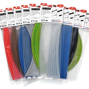 Heat Shrinkable Tubing 3:1 mixed colours in blister bags 12/4