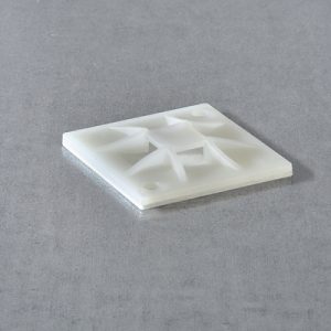 Cable tie mount for screw fixation, Wmax=4.0mm, ⌀3.1 mm, M3 Screw, natural, 100pcs.