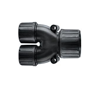 Fitting for corrugated tubing, nom?16mm, black, 5pcs.