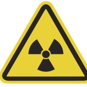 Warning label, pre-printed, L=50.00mm, yellow, pack=100pcs.