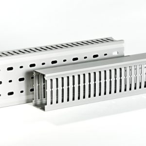 Wiring duct, 75x75mm, L=2000mm, grey, 24m