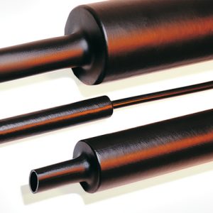 Heat Shrinkable Tubing 3,5:1 Thick wall unlined in 1m lengths black