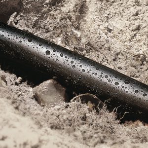 Heat shrinkable tubing up to 4:1 (68/22 mm), 1 m, thick wall, black