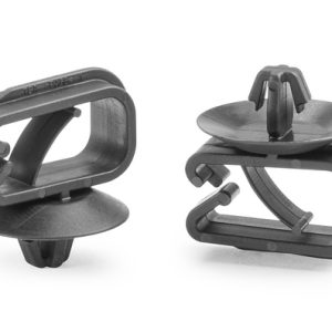 Cable clip for hole (oval)/with pipe/tube holder, ⌀5.6 - 7.5 mm