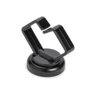 Cable tie mount for magnetic use, black, 10pcs.