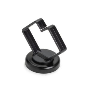 Cable tie mount for magnetic use, black, 10pcs.