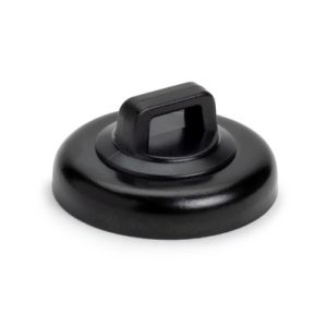 Cable tie mount for magnetic use, Wmax=5.9mm, black, 100pcs.