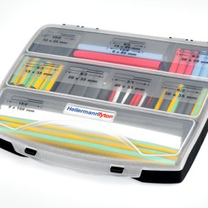 Heat Shrinkable Tubing 3:1 Kit including different colours and handy sizes