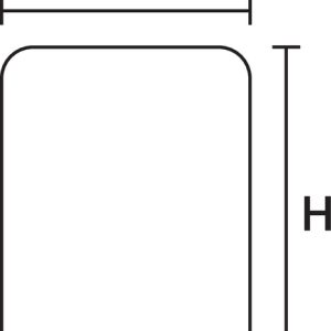 Label, removable, yellow, thermal transfer print, 8.00x20.00mm, 10000pcs.