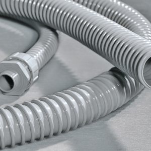 Spiral reinforced conduit, nom?63mm, OD=57.0mm, ID=50.0mm, grey, 30m