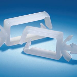 Cable clip for hole (round), ?4.7 mm, Dmin=10.0mm, Dmax=10.0mm
