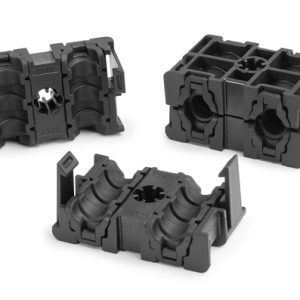 Cable clip for hole (round)/for stud, ⌀M6, Dmin=10.0mm, Dmax=12.0mm, ⌀M6