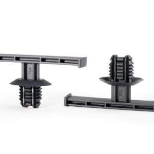 Bundling clip for hole (oval), L=60.0mm, SO=16.0mm, black, 500pcs.