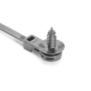 Fixing tie for hole (round), ⌀2.0-50.0mm, grey, 500pcs.
