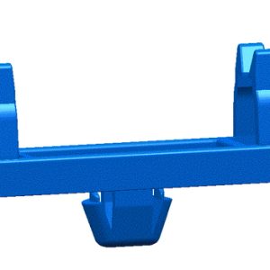 Cable clip, T=0.8 - 1.2mm, ⌀6.5 x 10.0 mm