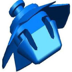 Cable clip for stud