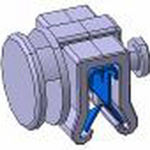 Cable clip for edge