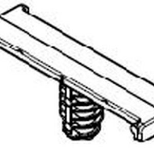 Bundling clip for hole (round), L=39.0mm, natural, 10000pcs.