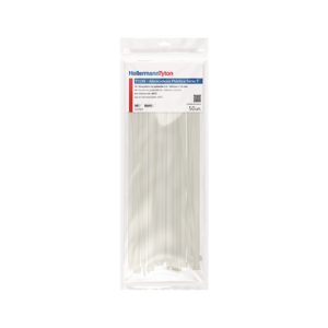 Cable tie inside serrated, 300.0x7.6mm, ⌀5.0-80.0mm, natural, 50pcs.