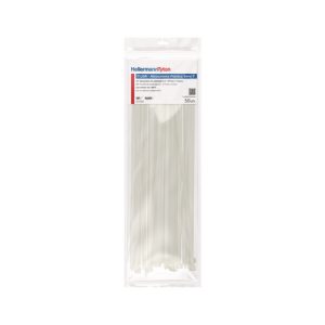 Cable tie inside serrated, 377.0x7.6mm, ⌀5.0-105mm, natural, 50pcs.