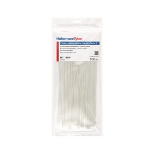 Cable tie inside serrated, 245x4.6mm, ⌀1.5-65.0mm, natural, 100pcs.