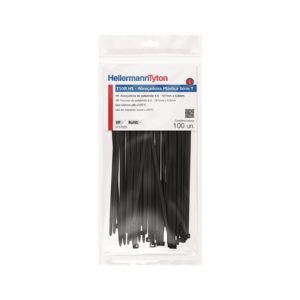Cable tie inside serrated, 197.0x4.6mm, ⌀1.5-50.0mm, black, 100pcs.