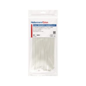 Cable tie inside serrated, 197.0x4.6mm, ⌀1.5-50.0mm, natural, 100pcs.