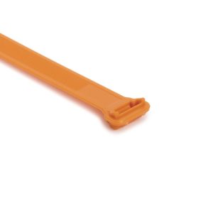 Cable tie inside serrated, 307x12.7mm, ?9.5-82.5mm, orange, 300pcs.