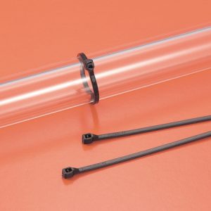 Cable tie inside serrated, 100.0x1.8mm, ?1.0-22.0mm, black, 1000pcs.