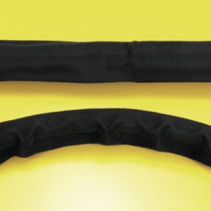 Braided sleeving, ?57mm, black, 100m